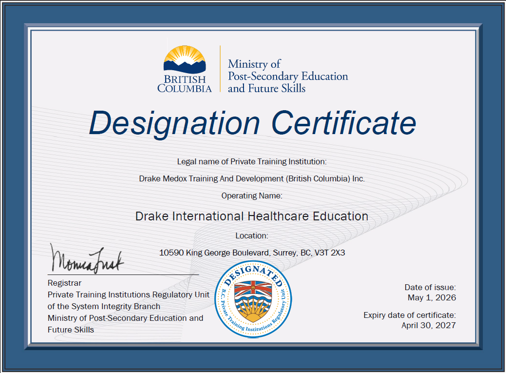PTIB Certificate Surrey 2023
